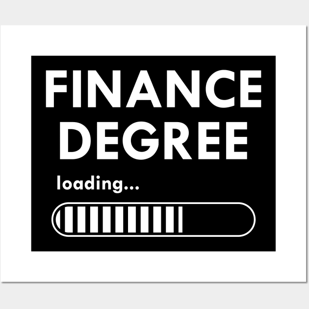 Financial Degree loading Wall Art by KC Happy Shop